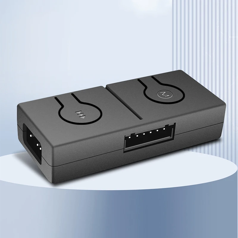 Sincronização do conversor RGB com placa-mãe embutida 50 modos de cor com divisor de 3 vias 5V/3 pinos ADD-RGB para adaptador 12V/4PIN