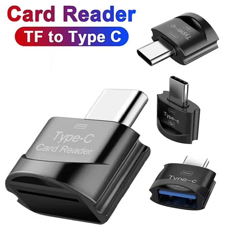 Phone TF Adapter Transfers Photos And Videos Travel Data Transfer Gear For Type C Tablet Notebook Transfers Photos And Videos