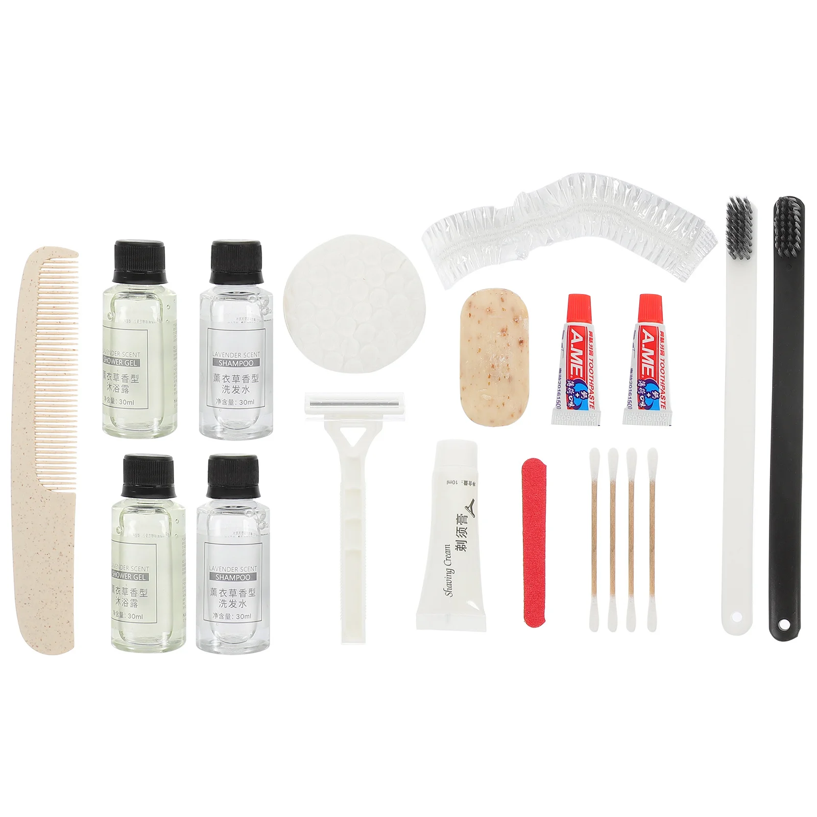 1 مجموعة أدوات العناية الشخصية القابل للتصرف السفر التخييم المنزلية ضيف المحمولة السفر مستلزمات التجميل #6