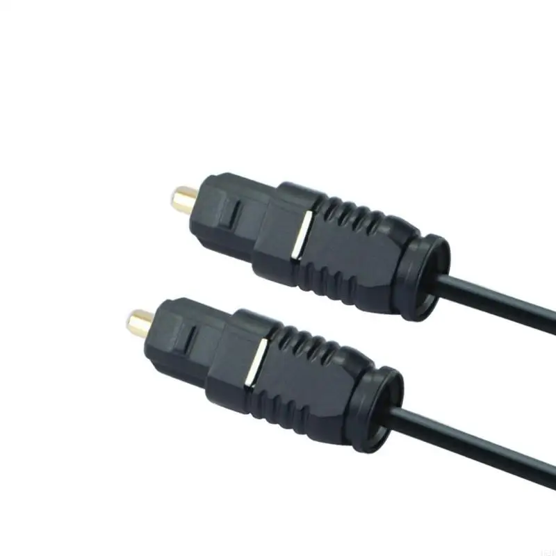 462E Digital Optical Toslink Cable Digital Cord Toslink Adapter Wire Line SPDIF Cable with Metal Connectors