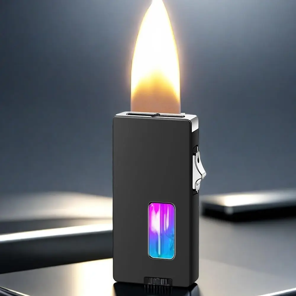 

Ailexpress Recommendation - Vintage Soft Flame Refillable Butane Lighter, Cool Electric Lighter Rechargeable, Shake to Ignite, w