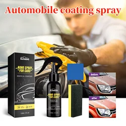 Car Coating Cleaning Spray Scratch Repair Fast Car Coating 3-in-1 Spray Nano Repair Spray Waterless Wash 100ML For Most Cars
