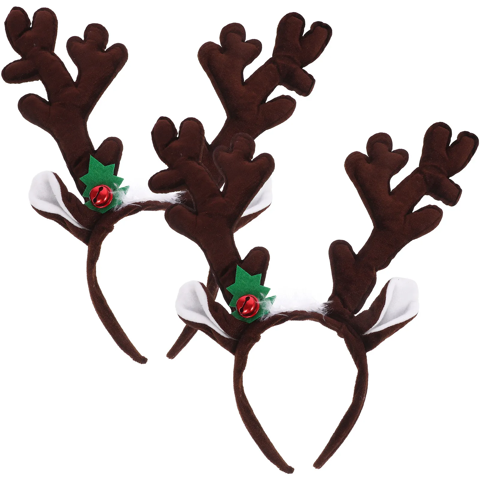 Christmas Antler Headband Set – 2pcs Festive Party Hair Accessory for Costume & Celebration