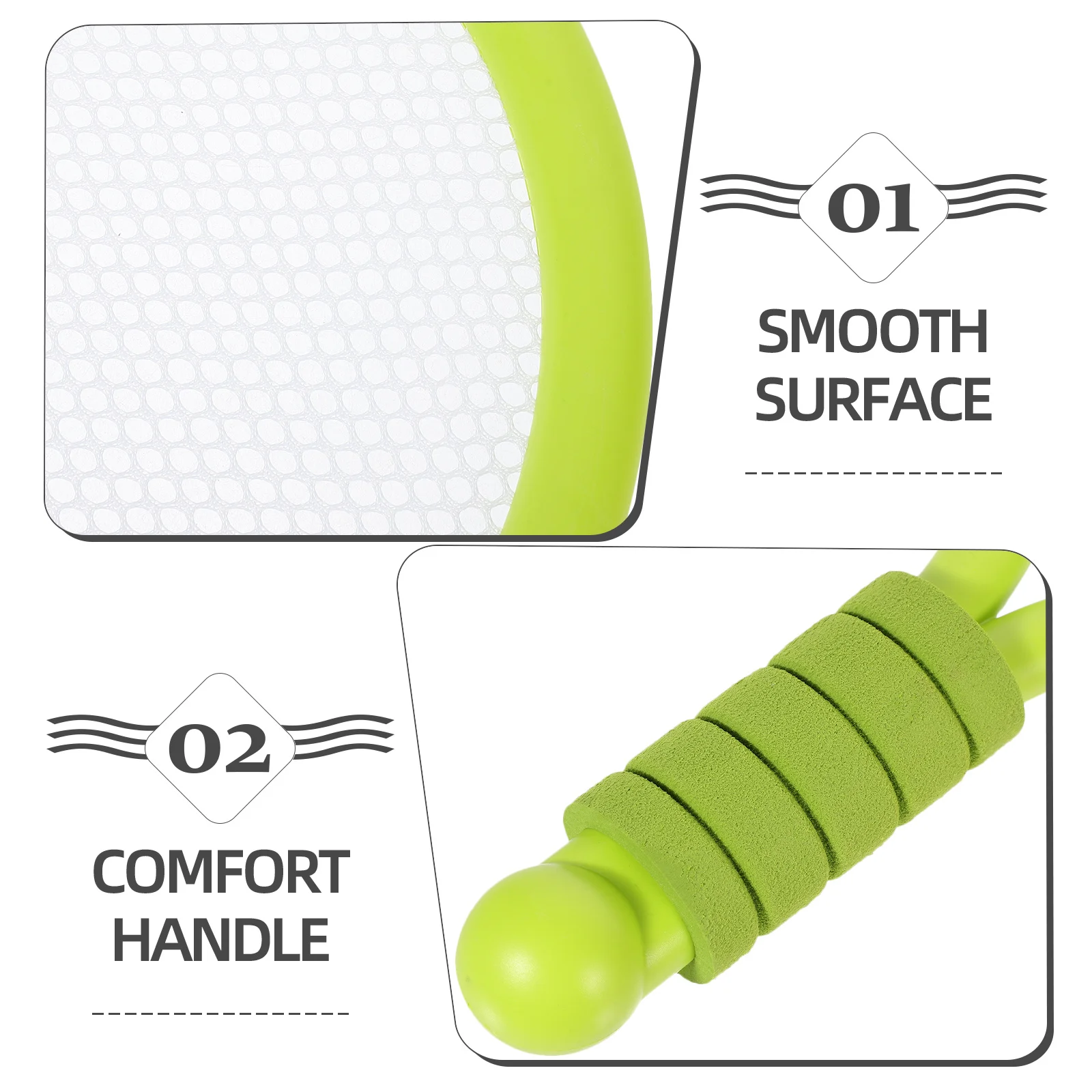 

1 пара детских теннисных ракеток, пластиковая портативная легкая овальная поверхность, в комплект входит мяч для упражнений на открытом воздухе, теннисная ракетка