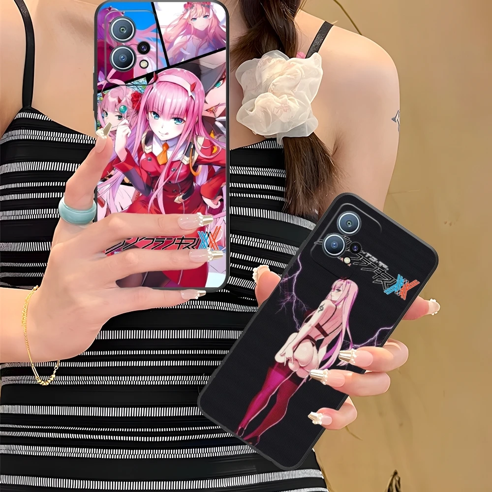 Darling FranXX Zero Two Mobile Cell Phone Case for Huawei P60 P50 P40 P30 P20 P10 P9 P8 Pro Lite Plus Black Phone Cover Shell