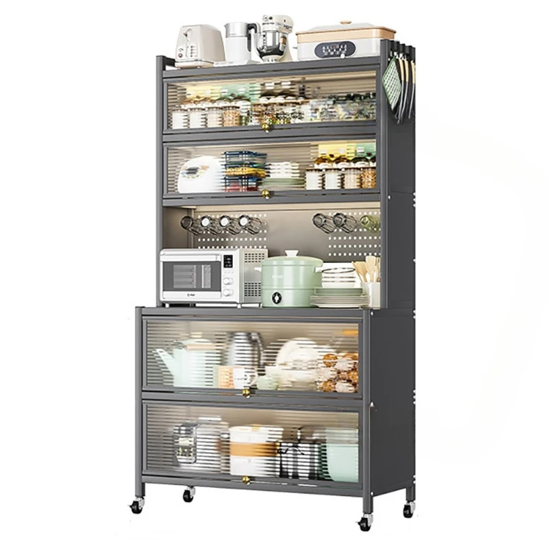 

Side cabinets, kitchen shelves, multi-layer floor storage cabinets