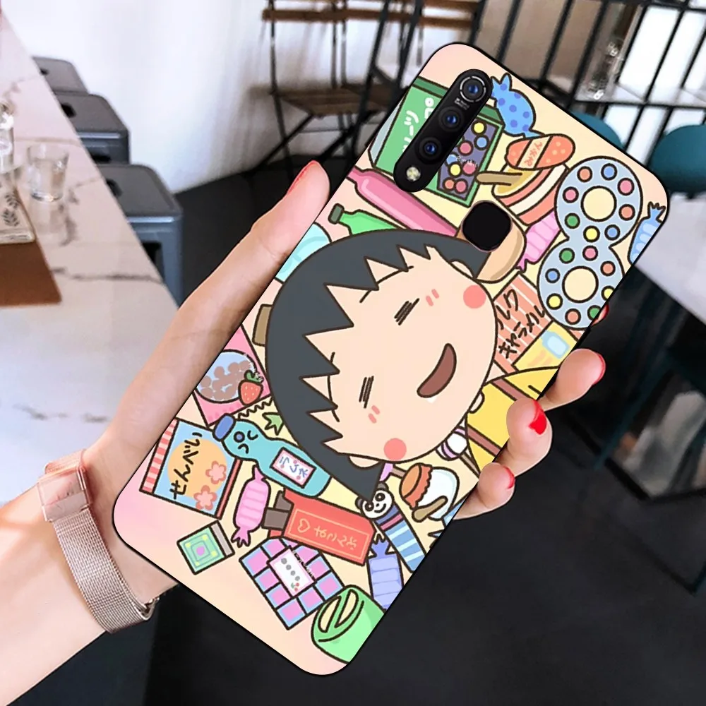 Catoon Chibi Maruko Chan casing ponsel untuk Huawei Mate 10 20 30 40 50 lite pro Nova 3 3i 5 6 SE 7 pro 7SE