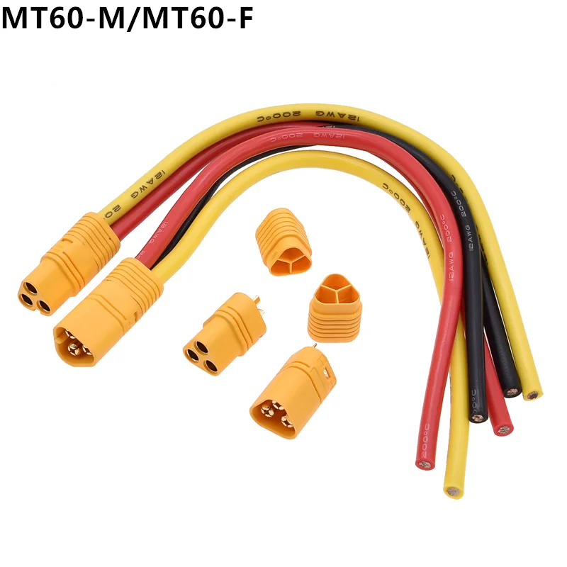 MT60 Aircraft Model Connector Plug - MT60-M / MT60-F Three Phase Three Pole Wire Connection Port Electrical Air Docking Cable