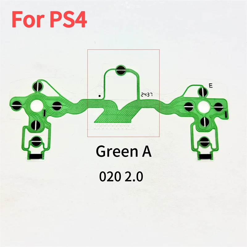 20Pcs/Lot Replacement JDM 020 JDS-020 for Sony PS4 020 2.0 Controller Conductive Film PCB Circuit Keypad Flex Cable