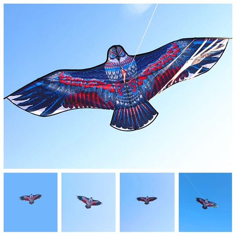 Free shipping large eagle kite flying toys for kids reel owl kite animal kites bird single line kites factory papalotes to fly