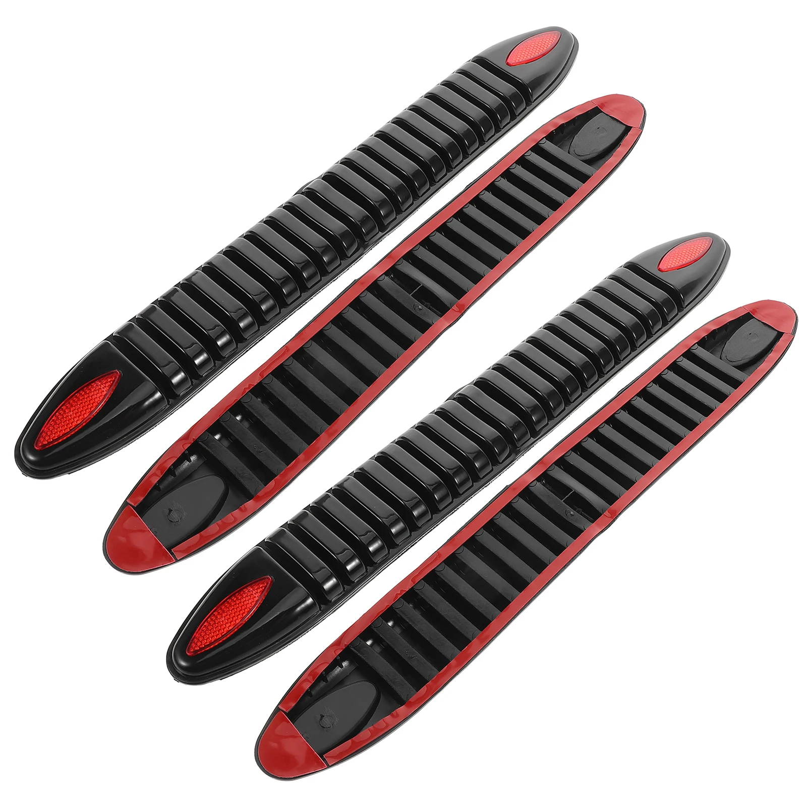 

4 Pcs Car Bumper Trim Anti-collision Strip Strips for Cars Protective Guard SUV Pvc