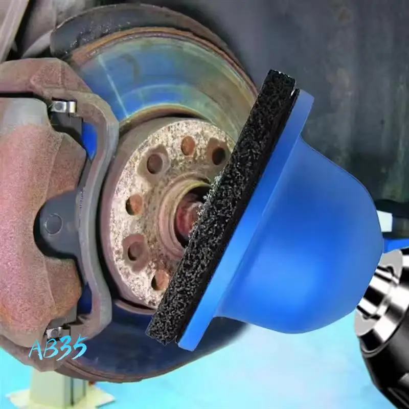 

AB35-Wheel Hub Brush Grinding Disc 150Mm,1/2 Dr. Cleaning Rotor Rust Grinding Rim Polishing