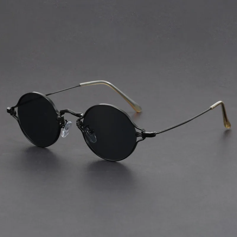 

Fashion Small Sunglasses Brand Designer Metal Woman Vintage Prescription Optical Frame Eyeglasses UV400 Protection Man Shades
