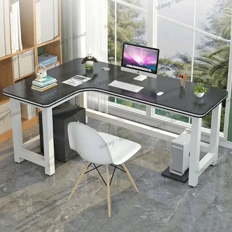 White Save Space Office Desk Modern Designer Wooden Study Luxury Office Desk Decoration Meuble