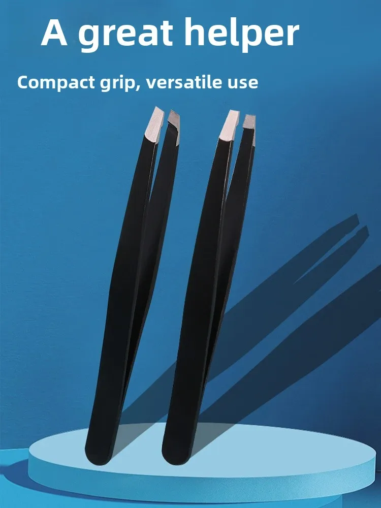 

Stainl Steel Tweezers Set for Eyebrow Trimming And Hair Removal Full Tool Kit including Eyebrow oming And Beard Removal