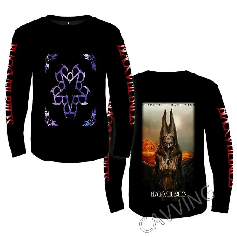 

New Fashion Printed Black Veil Brides Band Crewneck Sweatshirt Gothic Top Harajuku Cotton Unisex Clothing Men Clothing CC2