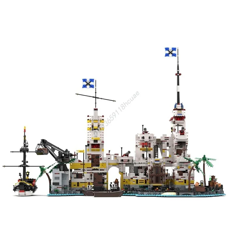 3757pcs MOC Eldorado Quartier generale Piratied Modello Building Blocks Assemblare Regalo di Natale fai da te Giocattoli creativi Idea Bambini