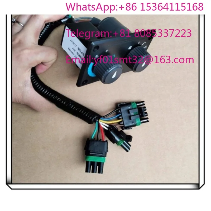Road Roller Cab Air Conditioner Fan Control Panel Switch AC Temperature Wind Speed Adjustment Knob Construction Compaction
