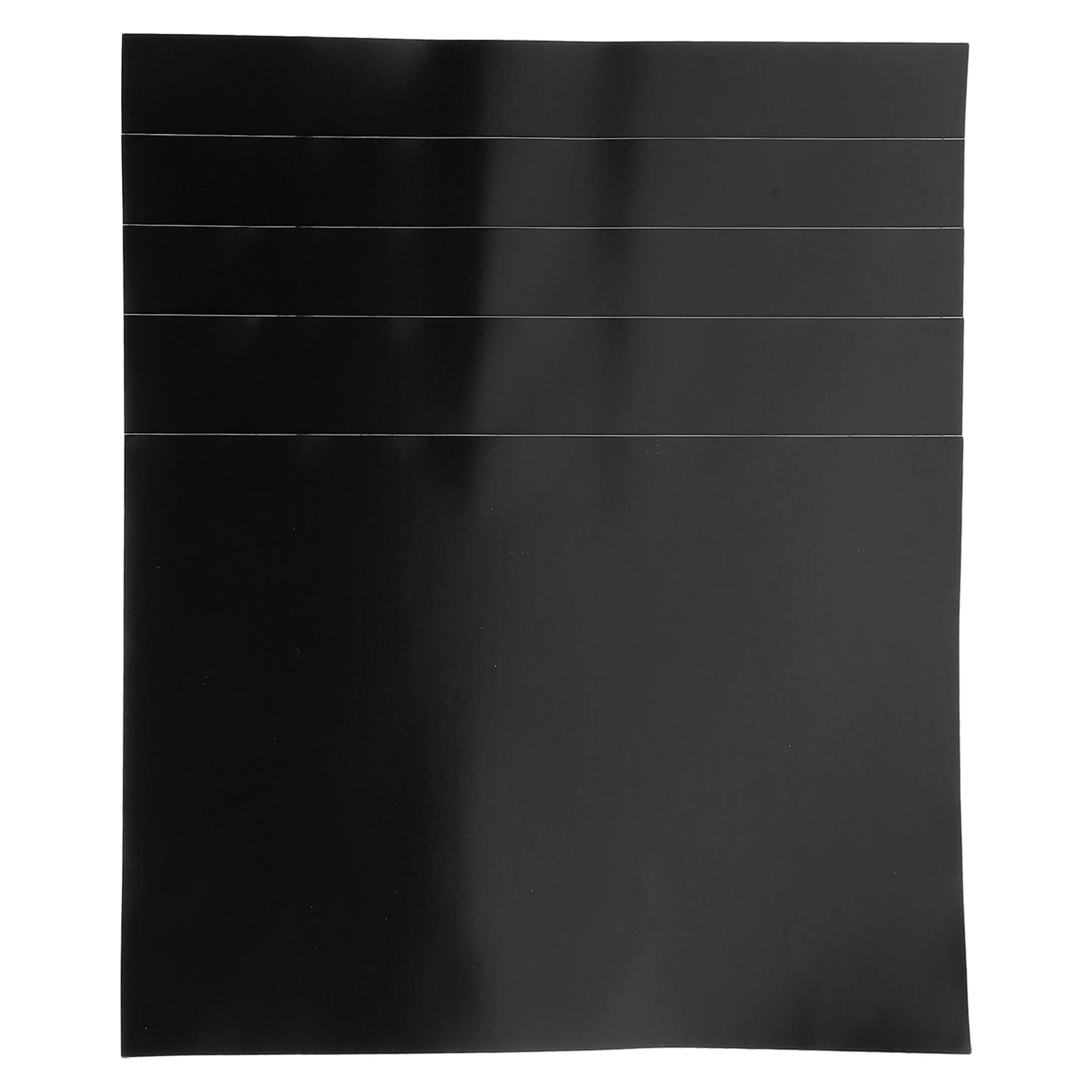 

5 Sheets Magnetic Sheets 0.5mm Thick Self Adhesive Soft Magnets Flexible Film for Magnetic Sheet Teaching Office Home Use