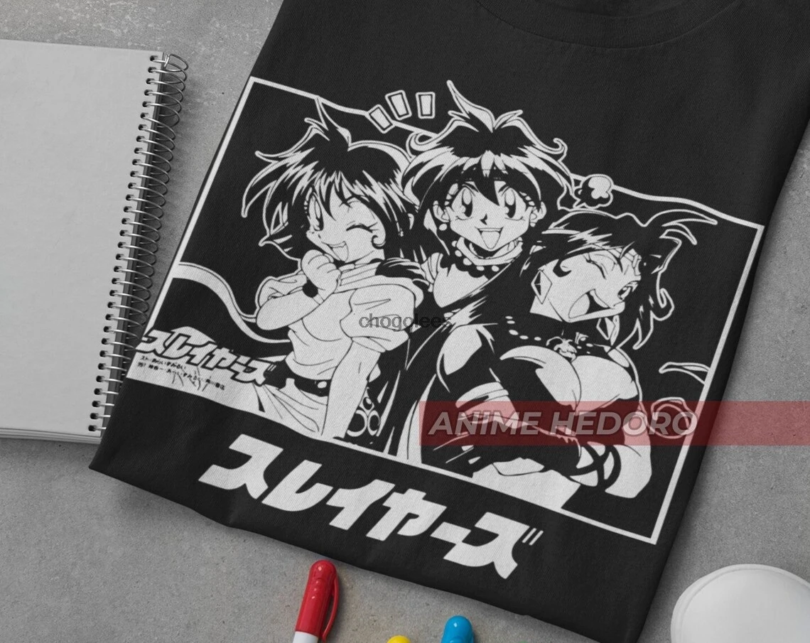 Unisex Slayers Naga the Serpent Anime T-Shirt Lina Inverse Retro Manga Waifu Shirt