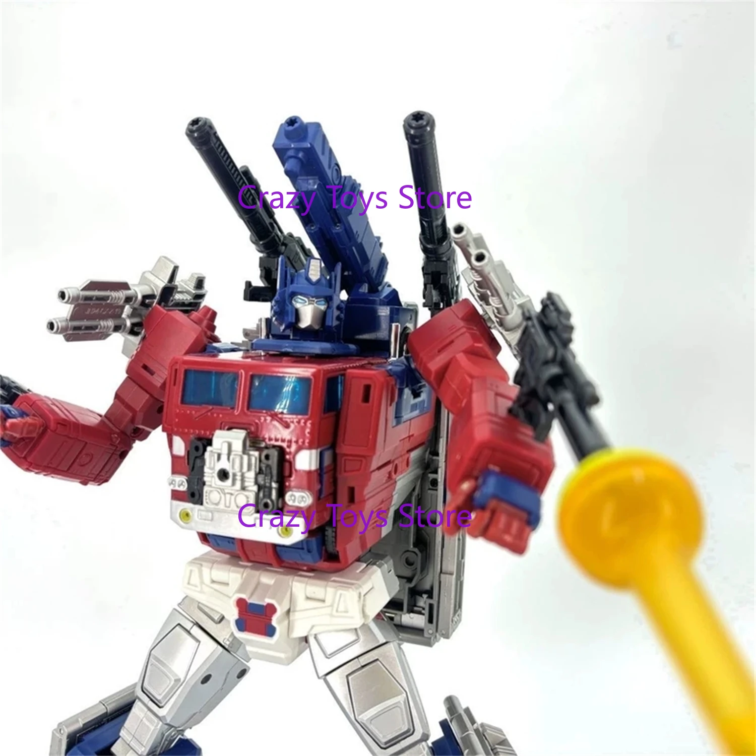 Op voorraad Transformatiespeelgoed MG-09 MG09 Kaminrai actiefiguurrobot met aanhangwagen Speelgoedcollectiecadeau