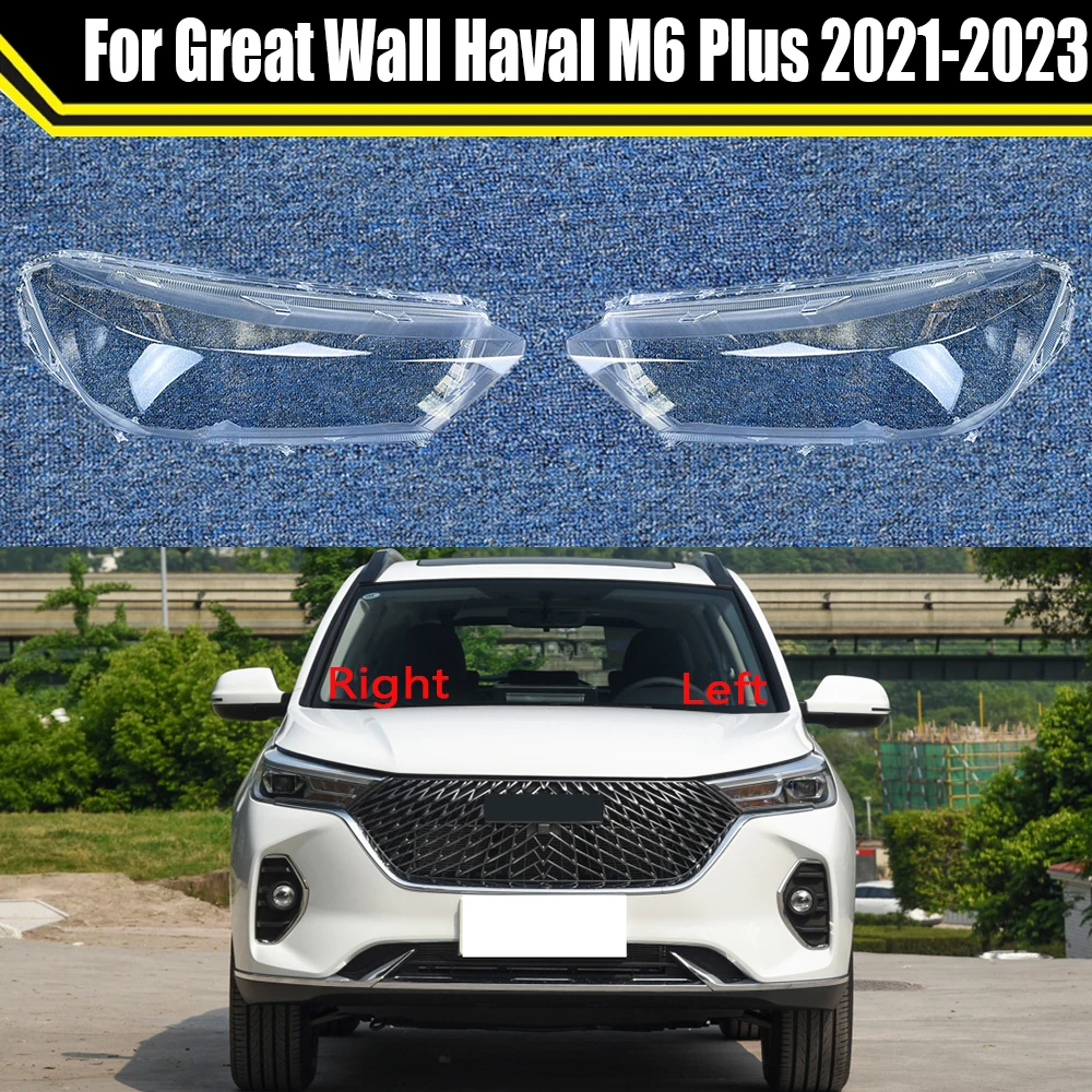 

Auto Head Light Caps Lamp For Great Wall Haval M6 Plus 2021 2022 2023 Car Headlight Cover Lampcover Lampshade Headlamp Shell