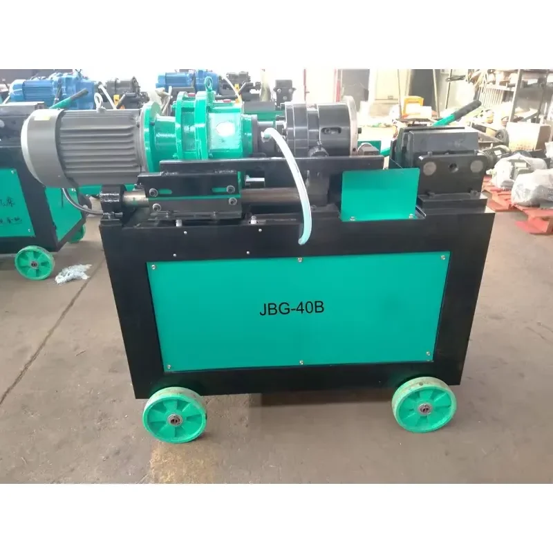 New Automatic Motor-Driven Reinforcing Steel Bar Thread Rolling Machine Rebar Thread Roller/Screw Making Machinery 3-380V