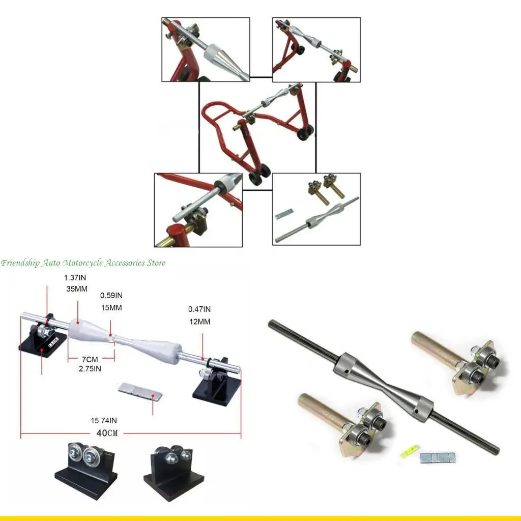 

SZCH Static Motorcycle Wheel Balance for Standard Paddock Stand Accessories
