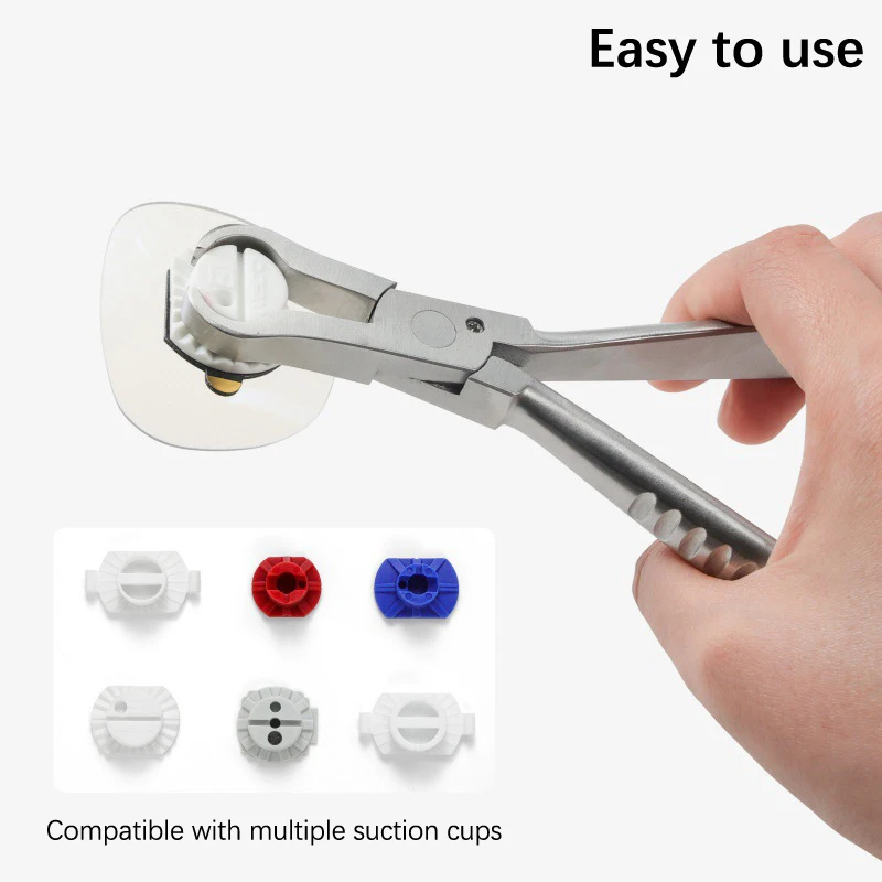 Eyeglasses Suction Cup Lens Blocking Pads Plier Dismantling Plier Optical Adjustable Plier Eyeglasses Pliers