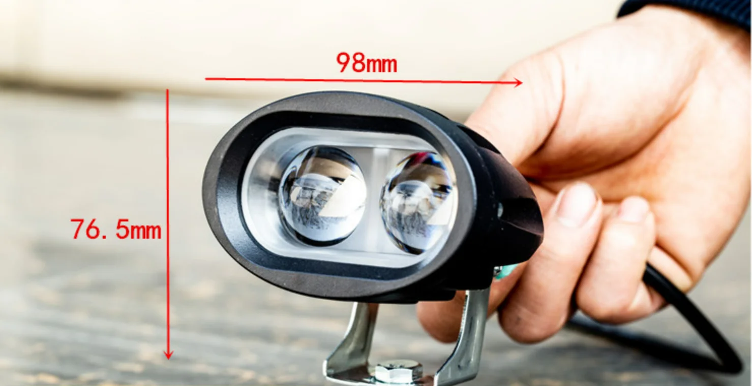 Electric Bike Front Light Bafang M510 M600 M620 Front Light 12V High Brightness Front Light Motorcycle Electric Bike LED Light