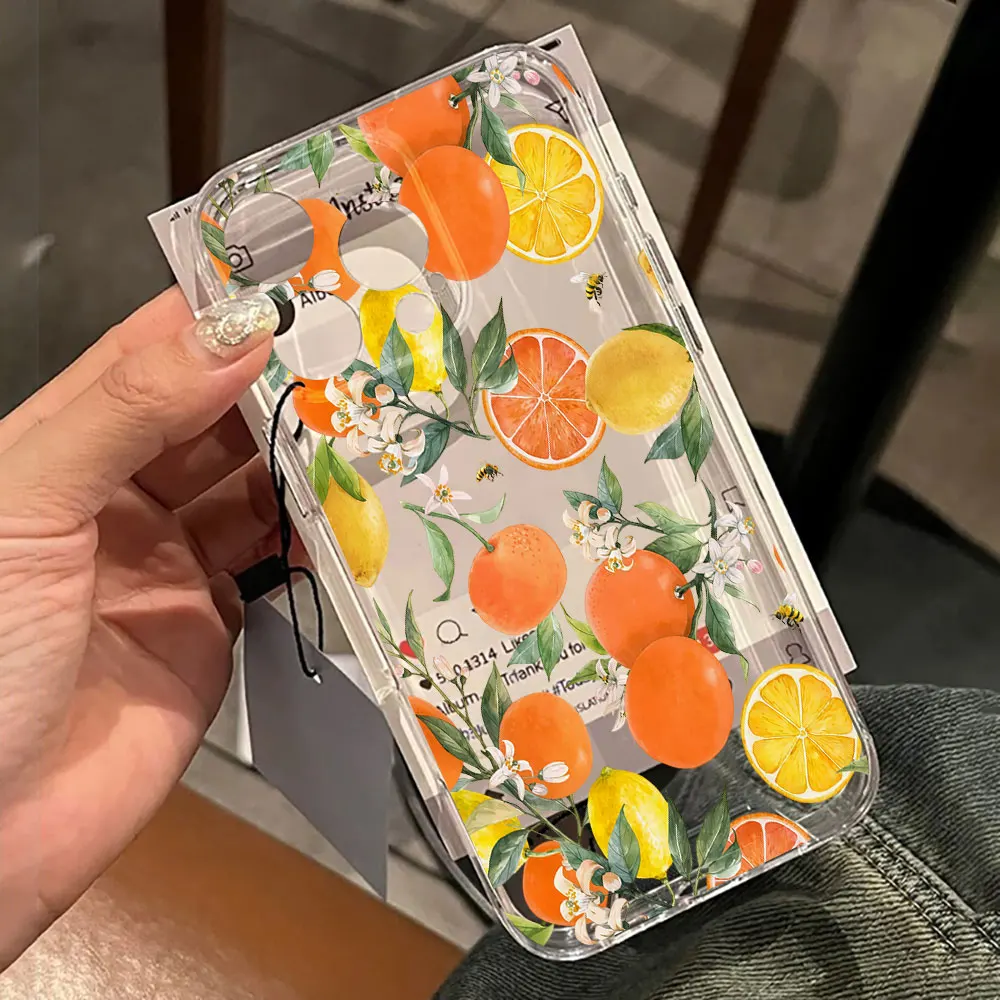 Watercolor Clear Phone Case For Samsung Galaxy S26 S25 S22 S23 S24 Note20 Ultra Plus FE A35 A36 A56 A54 A55 A34 A33 A35 Cover