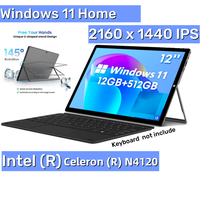 12” CWI535 UBook Windows 11 Home LPDDR3 8GB RAM  256GB ROM Intel (R) Celeron (R) N4120 Tablet PC  64-Bit 2160 x 1440 IPS