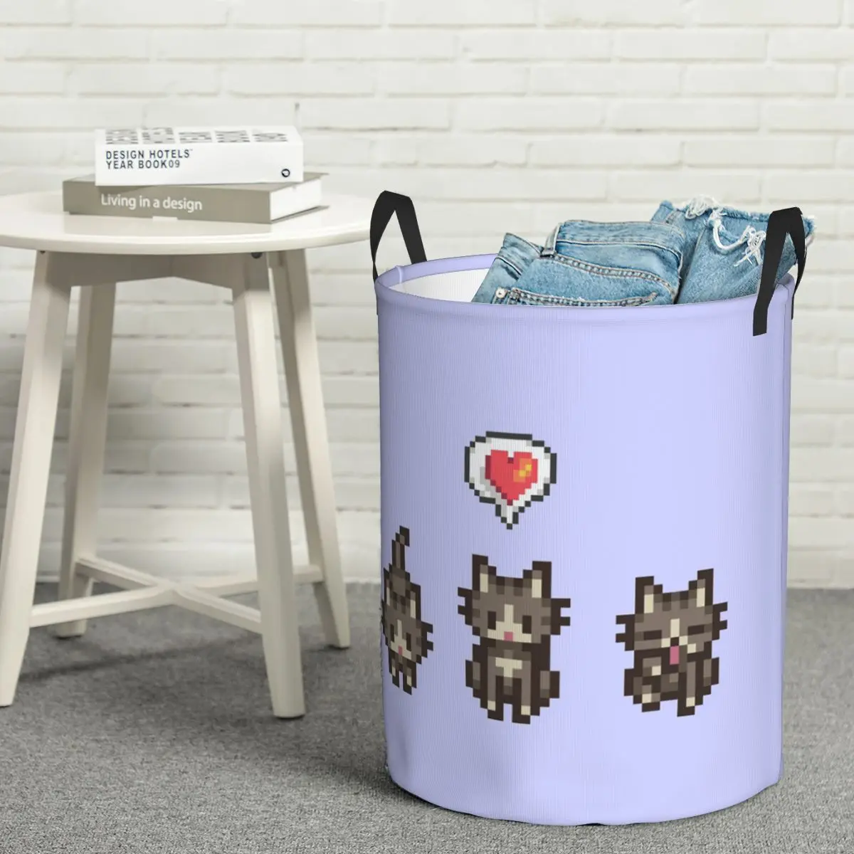 

Корзина для белья Stardew Valley GreyGray Cat, складная, для дома, для детского белья, органайзер для дома