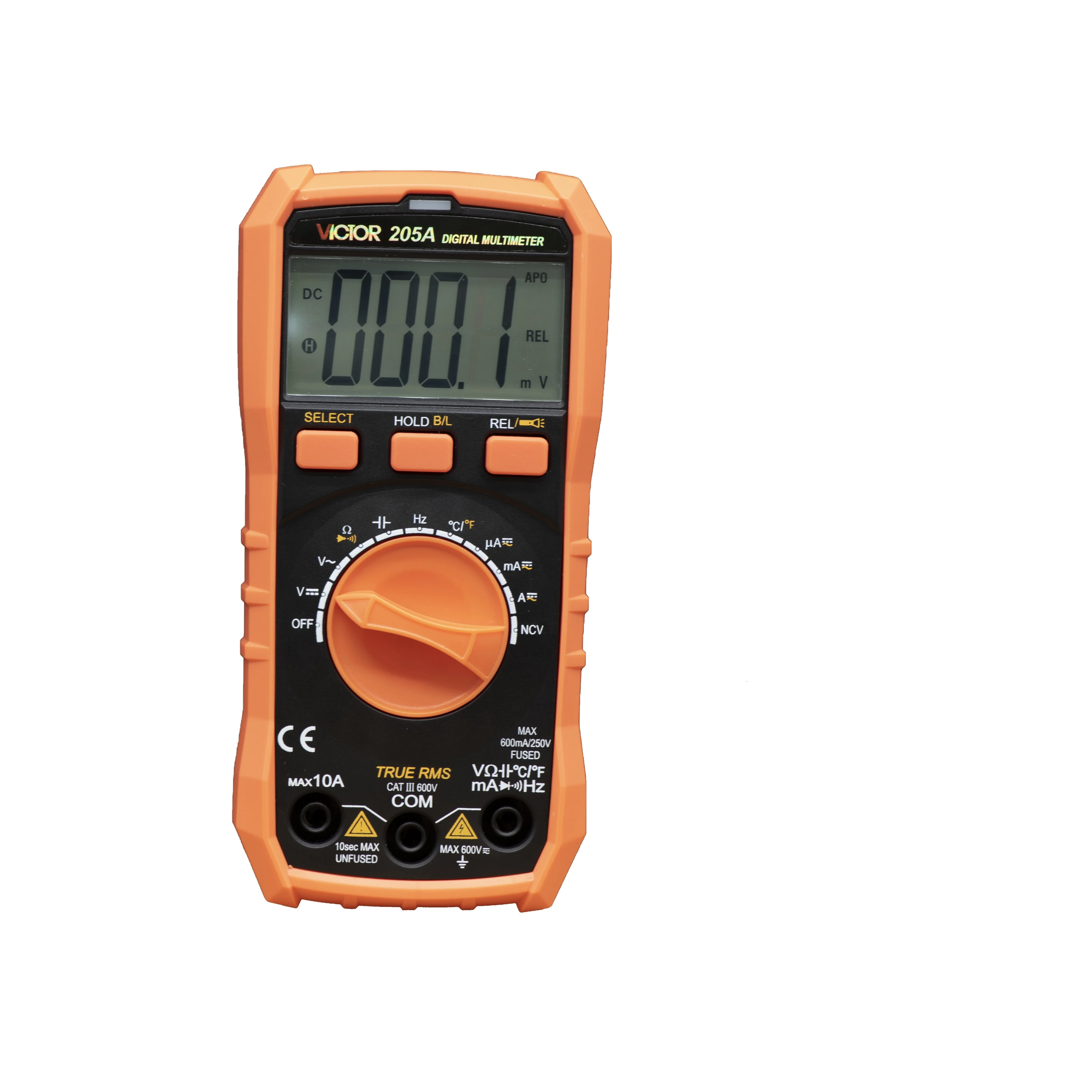 

VICTOR 205A Pocket Hot Selling Wholesale Price Digital Multimeter Low Voltage Lcd Display
