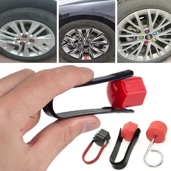 Universal Car Wheel Nut Cover Removal Tools Protective Cover Hook Anti-theft Screw Cap Protective Cover Tweezer Removal Tool