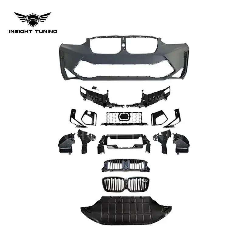 2023 F97 Lci Bev Auto Parts Front Bumper Grill Bodykit For Bmw Ix3 G08  Upgrade To X3M Body Kit