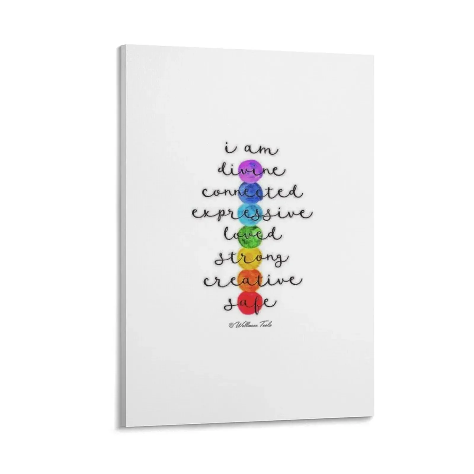 

Chakra Wellness Mantras Canvas Painting Bedroom deco poster aesthetic decorative pictures for the room