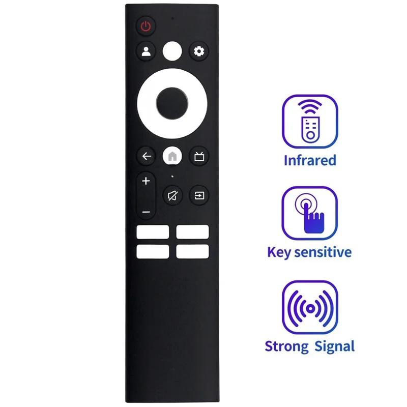 استبدال جهاز التحكم عن بعد الصوتي RHA-T2 TC9012 لجهاز التحكم الذكي Skyworth Android TV سهل الاستخدام-ABJU