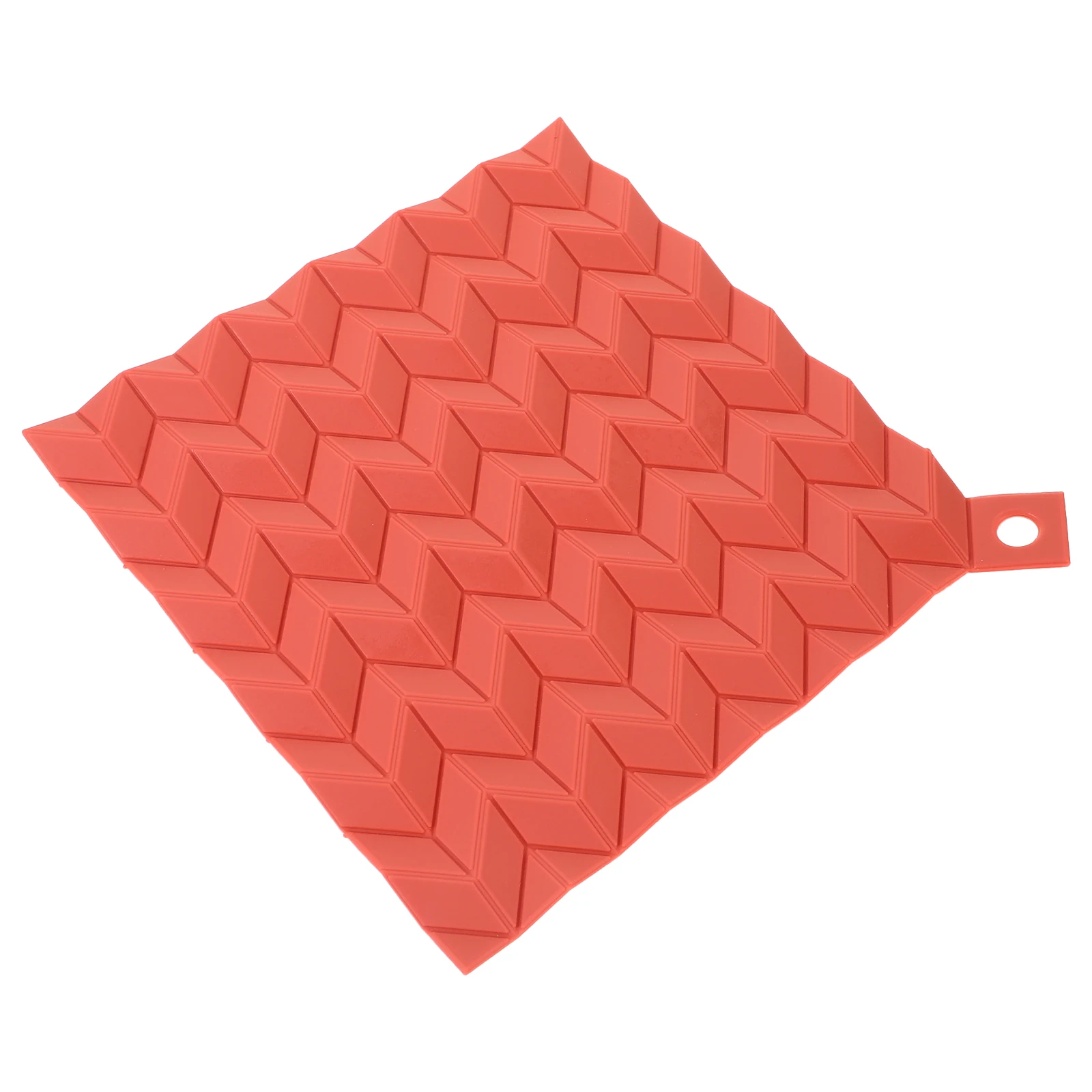

【】Heat Resistant Silicone Dish Pad Hot Dish Mat Non-Skid Kitchen Table Mat Reusable Wok Pot Holder Countertop Trivets
