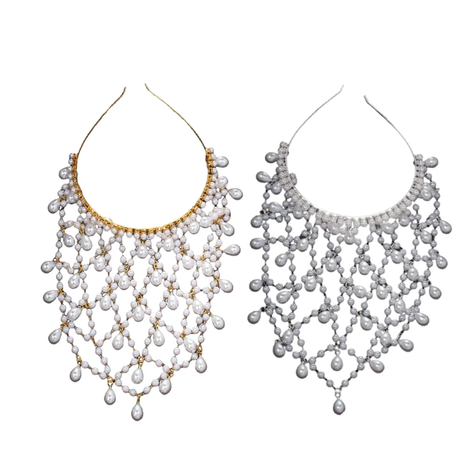 

Mesh Rhinestone Headband Hair Hoop Headdress Flapper Headpiece Cap 1920S Headband for Nightclub Parties Weddings Reunions Bridal