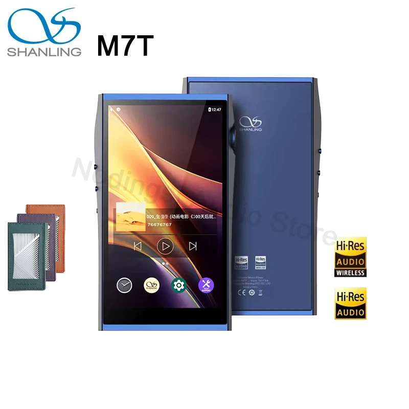 

Shanling M7T MP3 Player Portable Music Player Two Way Bluetooth 5.0 WiFI HIFI Hi-Res Audio DAC AK4191 Dual AK4498EX Android 13