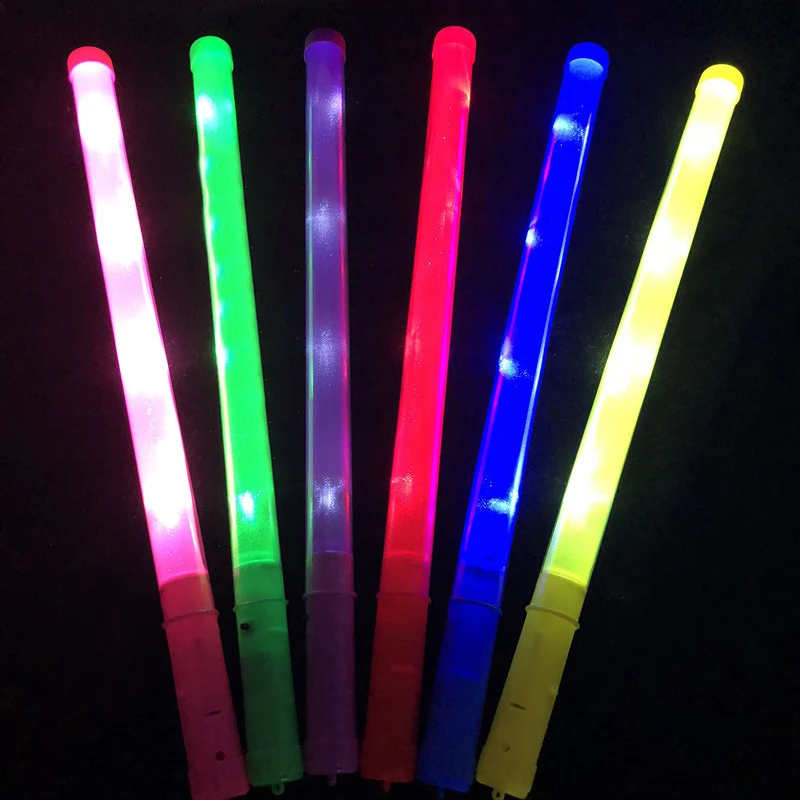 

Мигающие светящиеся палочки, неоновые палочки, разноцветные светящиеся палочки, светодиодные пластиковые палочки, 3 режима для свадьбы, дня рождения, вечеринки
