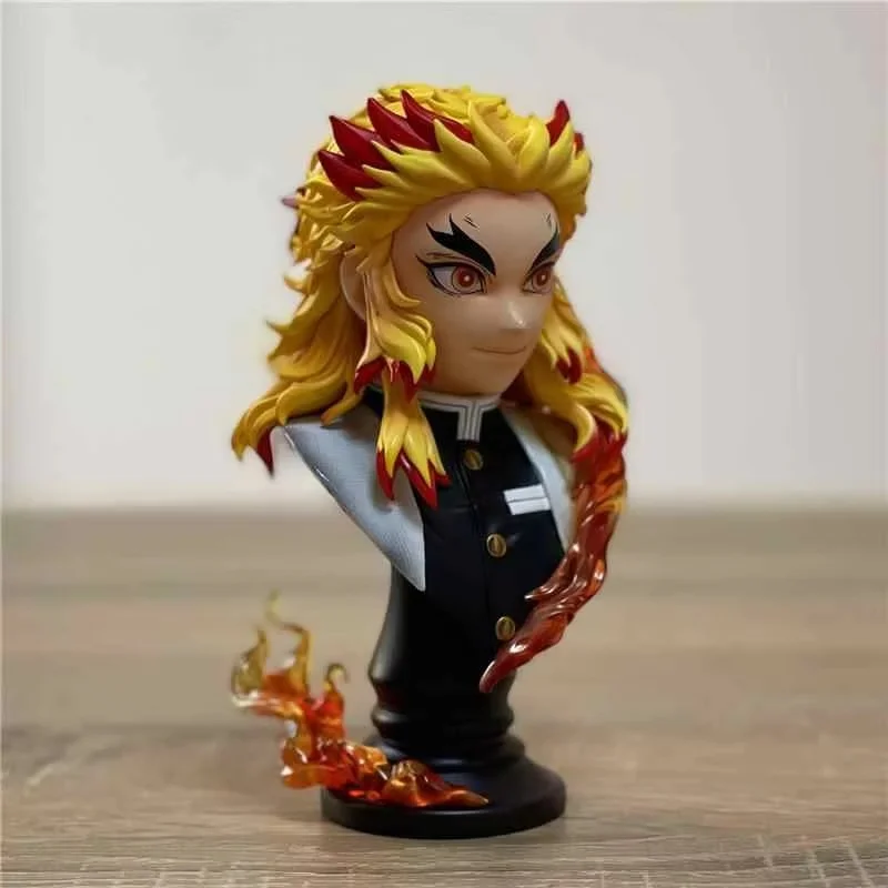 ホット販売アニメデーモンスレイヤー杏寿郎不死川胡蝶しのぶ胸像ハンドヘルドモデル飾り誕生日ギフト