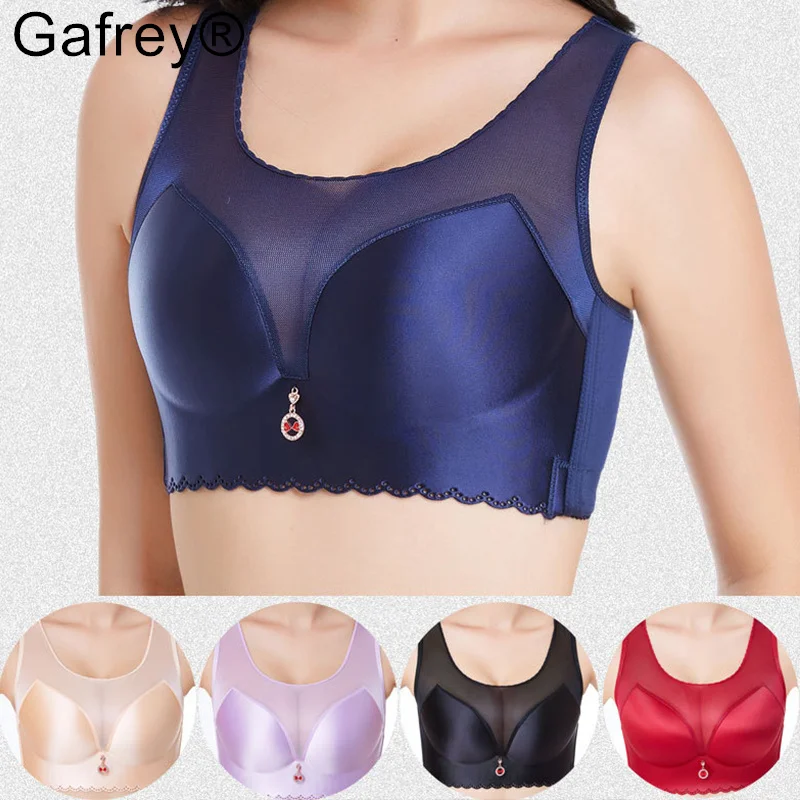 

Gafrey New brand Full sexy lace bras for women push up full C D DD E cup cotton brassiere big bust 36 38 40 42 44 46 Sexy lace