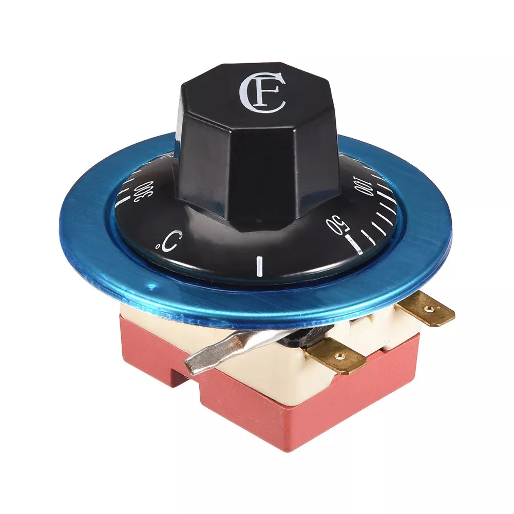 

Thermostat Switch Adjustable Temperature Controller 2 Terminals And Probe Accurate Temperature Control Capillary Tube Design
