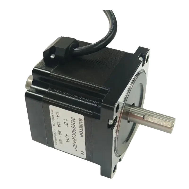 

86HS8040B4JEP 4.0A Гибридный шаговый двигатель 1,8 градуса Nema 34 Шаговый двигатель для ЧПУ