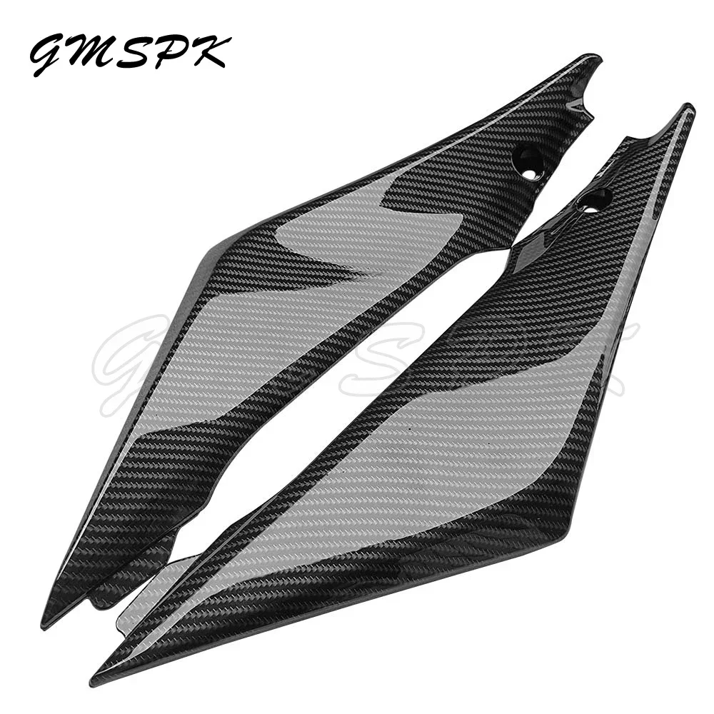 

Motorcycle Gas Tank Side Left Right Cover Panel Fairing Carbon Fiber Style Fit for SUZUKI GSX-R1000 GSXR1000 K5 2005 2006