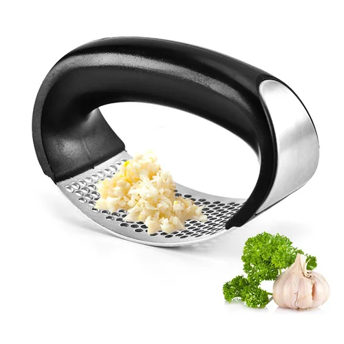 수동 마늘 다지기, 강철 마늘 프레스 분쇄기, 주방 도구, 1 개 