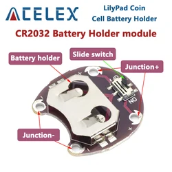 LilyPad Coin Cell Battery Holder CR2032 Battery Mount Module for arduino DIY KIT