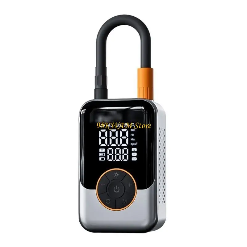 Bombas aire recargables del inflador del neumático del compresor portátil eléctrico 68UF para bici del coche